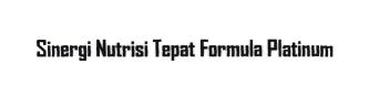 Trademark Sinergi Nutrisi Tepat Formula Platinum