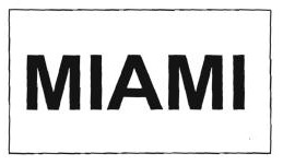 Trademark MIAMI