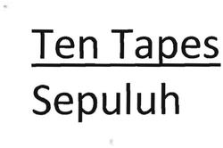 Trademark Ten Tapes Sepuluh