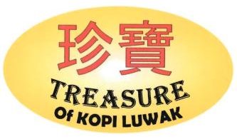 Trademark TREASURE OF KOPI LUWAK + Tulisan Kanji