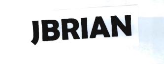 Trademark JBRIAN