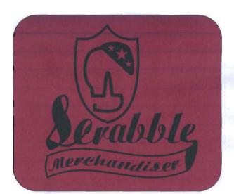 Trademark SCRABBLE MERCHANDISER + LOGO