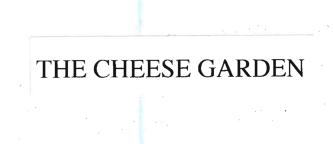 Trademark THE CHEESE GARDEN