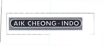 Trademark AIK CHEONG - INDO