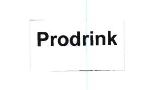 Trademark "Prodrink"