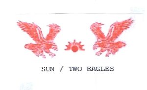 Trademark SUN/TWO EAGLES + LUKISAN