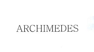 Trademark ARCHIMEDES