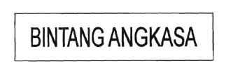 Trademark BINTANG ANGKASA