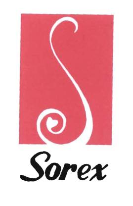 Trademark SOREX + LOGO