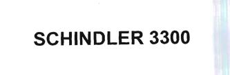 Trademark SCHINDLER 3300