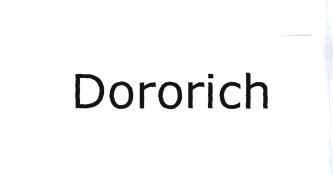 Trademark DORORICH