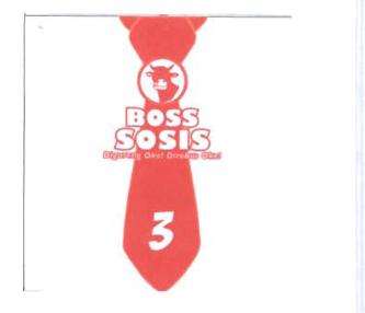 Trademark BOSS SOSIS 3 + LUKISAN SAPI & DASI