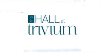 Trademark THE HALL AT TRIVIUM & GAMBAR