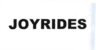 Trademark JOYRIDES