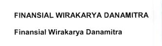 Trademark FINANSIAL WIRAKARYA DANAMITRA