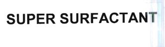 Trademark SUPER SURFACTANT