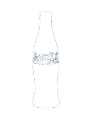 Trademark coca cola + lukisan botol