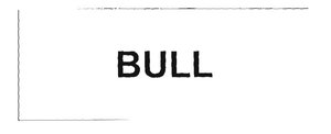 Trademark BULL