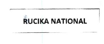 Trademark RUCIKA NATIONAL