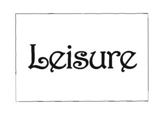 Trademark LEISURE