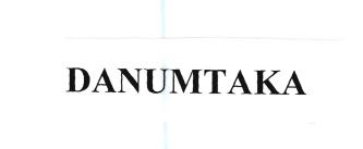 Trademark DANUMTAKA