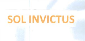 Trademark SOL INVICTUS