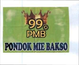 Trademark 99 PMB PONDOK MIE BAKSO + LUKISAN MAHKOTA