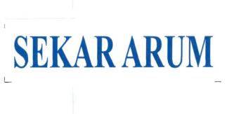 Trademark SEKAR ARUM