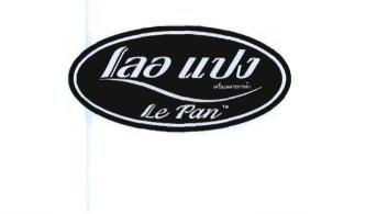 Trademark LE PAN + HURUF THAILAND (LE PAN)