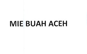 Trademark MIE BUAH ACEH