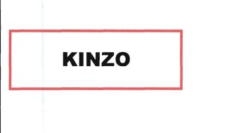 Trademark KINZO