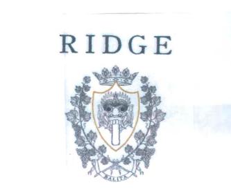 Trademark RIDGE