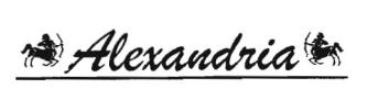 Trademark ALEXANDRIA + Logo