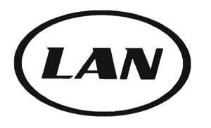Trademark LAN + LINGKARAN OVAL