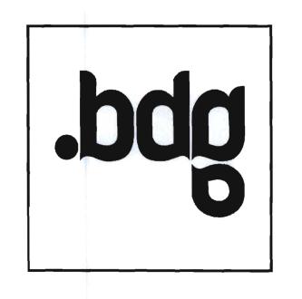 Trademark LOGO BDG