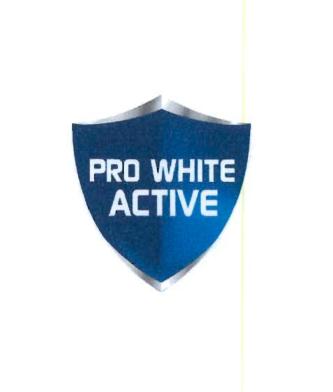 Trademark PRO WHITE ACTIVE & Logo