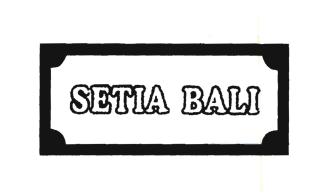 Trademark SETIA BALI