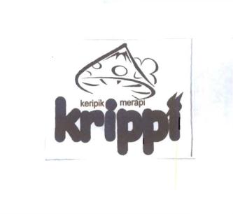 Trademark Krippi Kripik merapi + logo