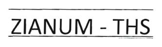 Trademark ZIANUM -THS