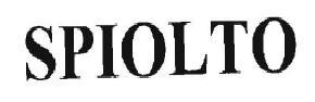 Trademark SPIOLTO
