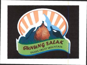 Trademark GUNUNG SALAK - SNAKE FRUIT MOUNTAIN