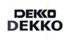 Trademark DEKKO + LOGO