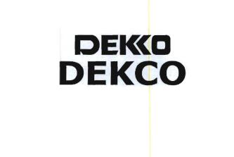 Trademark DEKKO DEKCO + LOGO