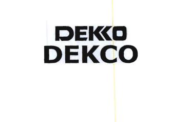 Trademark DEKKO DEKCO + LOGO