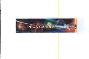 Trademark PEGA CANDLE + Logo