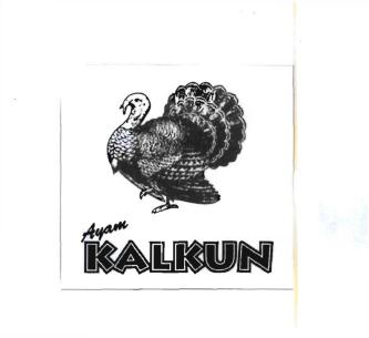 Trademark AYAM KALKUN