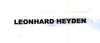 Trademark LEONHARD HEYDEN