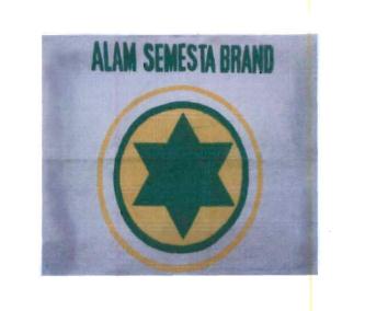 Trademark ALAM SEMESTA BRAND lukisan bintang