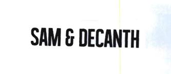 Trademark SAM & DECANTH