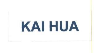 Trademark KAI HUA